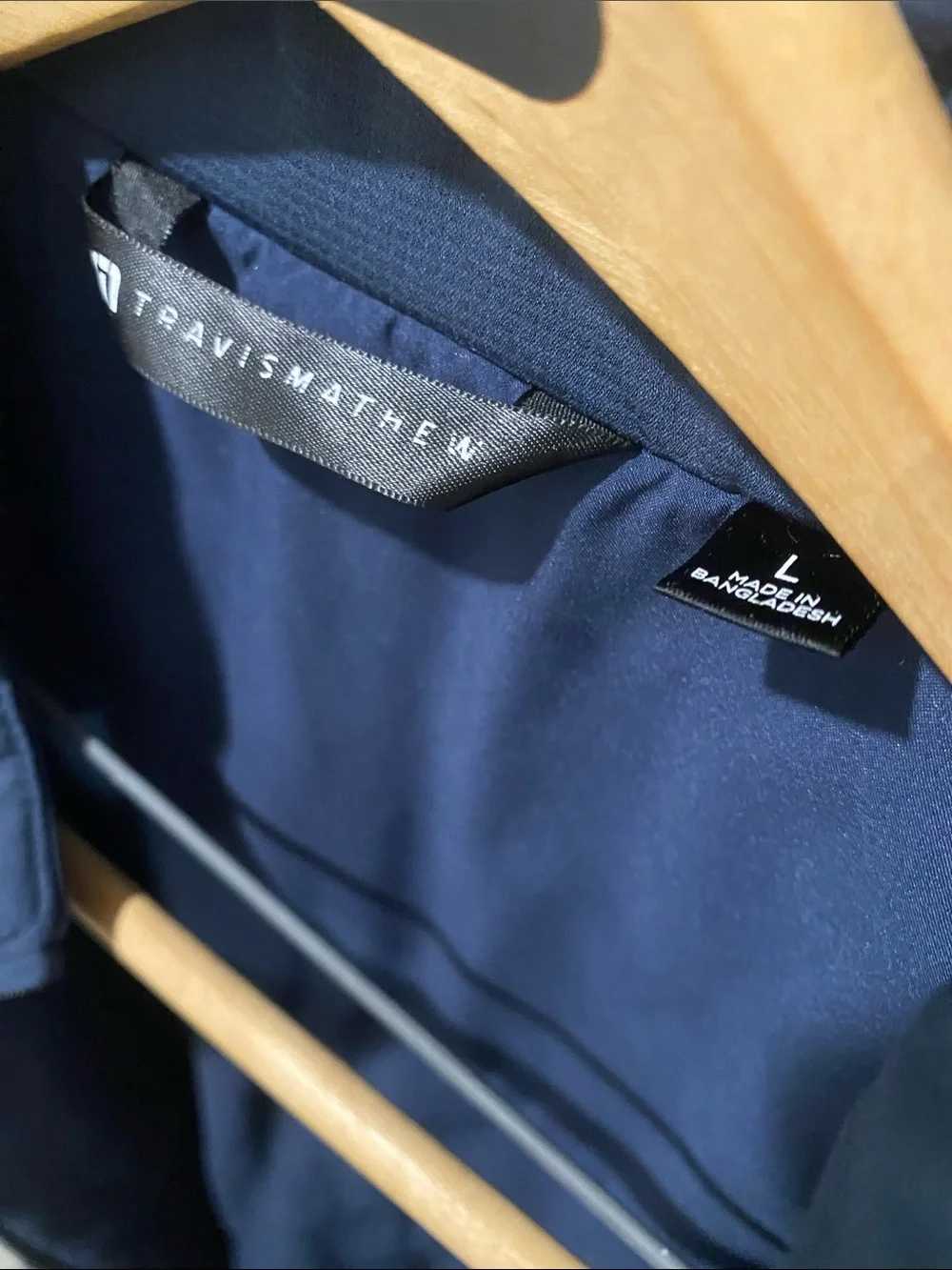Travis Mathew Navy Zip-Up Sleeveless Venture Vest Men’s L